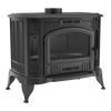 Piec wolnostojący koza 10W K9 z wylotem spalin fi 130 Gratis: Rozeta stalowa okrągła fi 130 + Rura stalowa 130/1m + Kolano ruchome 130/90 - spełnia anty-smogowy EkoProjekt 30079557