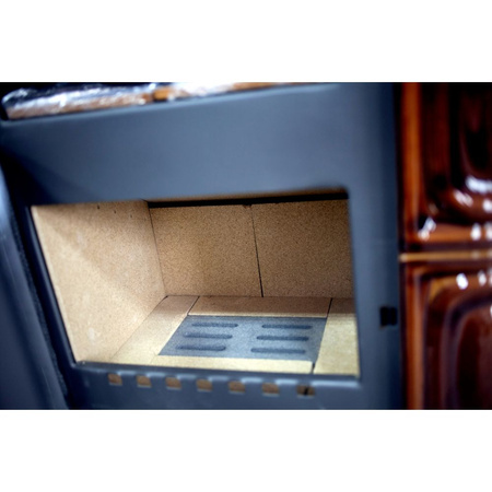 Piec kaflowy kominek koza 5,8kW (kolor: brown) - spełnia anty-smogowy EkoProjekt 48279127